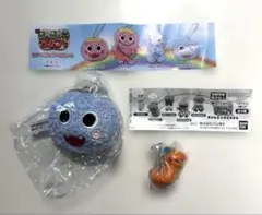 バンダイ ざわざわ村のがんこちゃん　ガチャガチャ　カプセルトイ　２点セット