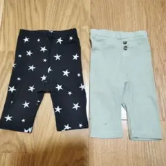プティマイン　星　パンツ　2枚セット　80cm　petit main