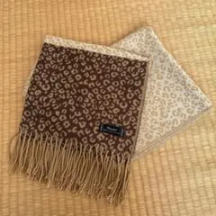 レオパード柄　マフラー　ストール