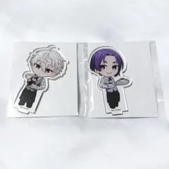 ブルーロック プリンセスカフェ アクリルスタンド　凪誠士郎 御影玲王 凪 玲王