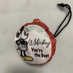 ミッキーマウス 折りたたみエコバッグ　チェーン