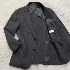 極美品　エディフィス　ブリティッシュウール　テーラードジャケット　ヘリンボーン