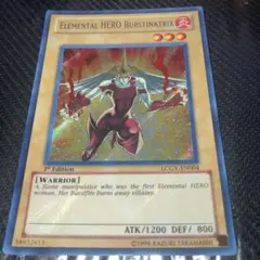 北米版 E・HEROバーストレディ シークレット 遊戯王 海外 英語 米