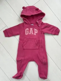 babyGap フード付きロンパース 3-6ヶ月 ピンク