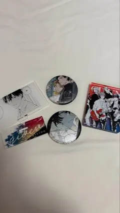 ギヴン　ギヴン展　アクリルブロック　缶バッジ　アクリルスタンド