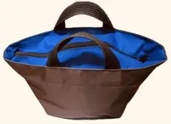 エルベシャプリエ Herve Chapelier 901NトートS モカ×ブルー
