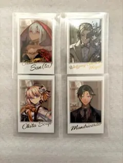 カード・フォト・ブロマイド FGO fgo 葛飾北斎 ブロマイド ポートレイト コレクションカード セット
