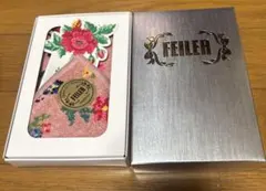 FEILER 花柄ピンクハンカチ ギフトボックス入り