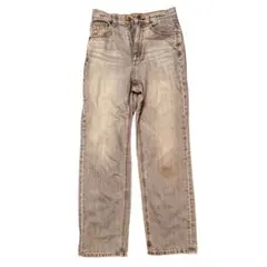 【 廃番品 】 GU ハイウエストストレートジーンズ Sサイズ