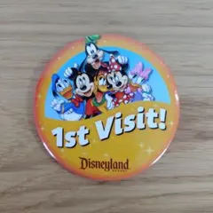 アメリカ カリフォルニア ディズニーランドリゾート 1st Visit! バッジ