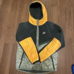 Nike フリースジャケット オレンジ/グレー