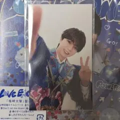 M!LK 塩﨑太智　LOVE ENG!NEトロピカル衣装自撮りトレカ