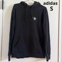 adidas ブラック パーカー Sサイズ