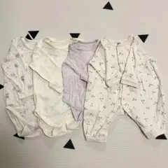 ベビー服 ロンパースまとめ売り　70 80サイズ　バースデイ　長袖　カバーオール