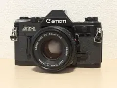 Canon AE-1 ブラックボディー完動極美品 Canon AE-1 ブラック ボディ キャノン フィルムカメラ 現状品