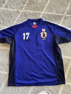 ゲームシャツ Tシャツ サッカー JFA 小野伸二18番 半袖 古着 8#c
