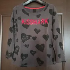 kissmark キスマーク サイズS長袖ロングTシャツ、ロックT シャツのサムネイル