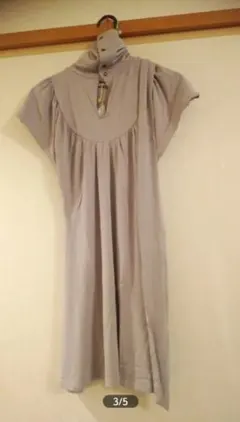 未使用タグ付き　BROWN SUGAR ワンピース　グレー