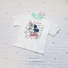 新品 リトシー ミッキー Tシャツ 110 100 しまむら 綿100 フタフタ