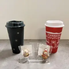 2種セット☆スターバックス2025ホリデー　リユーザブルカップ＆ベアリスタ