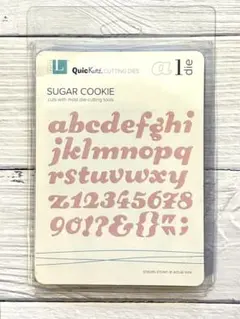 QuicKutz ダイ　アルファベット小文字等　スクラップブッキング