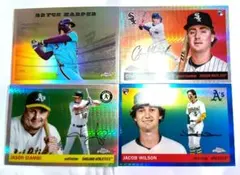 MLB Topps Chrome ロサンゼルス・ドジャース 3枚セット - メルカリ