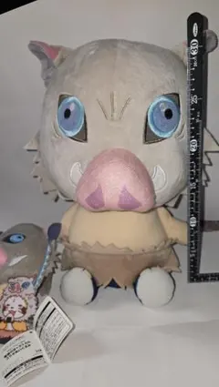 鬼滅の刃 嘴平伊之助 ぬいぐるみ 2点 セット（めちゃでか・ラスカル）