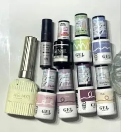 ジェルネイル まとめ売り DAISO Seria SHEIN 9点 セット