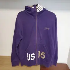 Tommy フルジップパーカー 紫 US 85