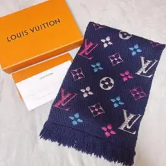 ルイヴィトン　エシャルプ・ロゴマニア レインボー　マフラー