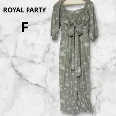 ロイヤルパーティーモダンフラワーオールインワン　サロペットオーバーオールきれいめ