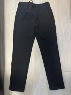 超美品　無印良品　テーパドパンツ　S 黒色　裏起毛　ストレッチ
