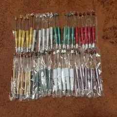 カスタムボールペン　40本入り　ビーズボールペン　お祝い　入学　ハンドメイド