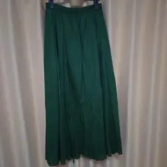 【春服・秋服】ロングスカート（apart by lowrys★グリーン）