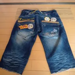 LOLITA JEANS デニムパンツ スカル刺繍のサムネイル