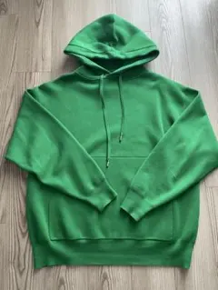 CABaN カシミヤ　コットン　パーカー　サイズL メンズ　グリーン