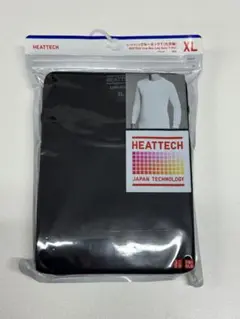 【新品未使用】ユニクロ　ヒートテッククルーネックT 9分袖　ブラック　XL