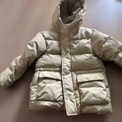 UNIQLO　キッズ ダウンパーカ　110cm　イエロー