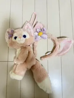 【美品】リーナベル　ぬいぐるみ　ポシェット　ショルダーバッグ　カチューシャ