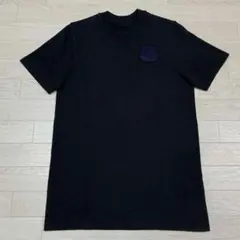 極美品〕モンクレール ポケット ワッペン XL ブラック Tシャツ 5S650 