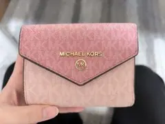 新品未使用☆MICHAEL KORS コインケース ピンク エナメル レザー