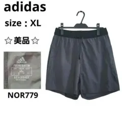 adidas ショートパンツ ハーフパンツ 黒 XL スポーツ 夏 吸汗速乾