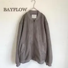 【ベイフロー/BAYFLOW】ブルゾン　フェイクレザー【4】くすみ　ジャケット