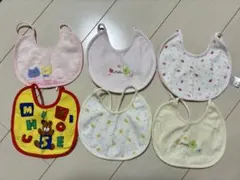 スタイセット 6枚＋おまけ1枚　ミキハウス　ニシキ　アカチャンホンポ