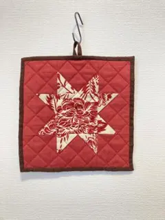 パッチワークキルト　壁掛け　フレンチジェネラルミニマット　タペストリー