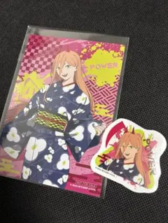 チェンソーマン　OMATSURI POP UP ステッカー　ブロマイド　パワー