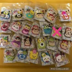ディズニーツムツム サンダルバッジ 23種セット ※24個セットの１点不足
