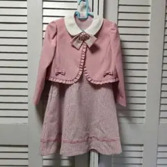 130cm フォーマルドレスセット ピンク