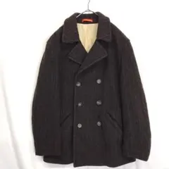 Paul Smith × HARRIS TWEED : ダブルピーコート★Lのサムネイル