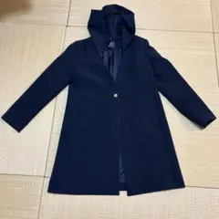 フード付きジャケット　ネイビー　紺　38サイズ　フード取り外し可能